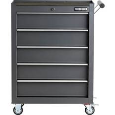 Probuilder Værkstedsvogn med 5 skuffer, grå
