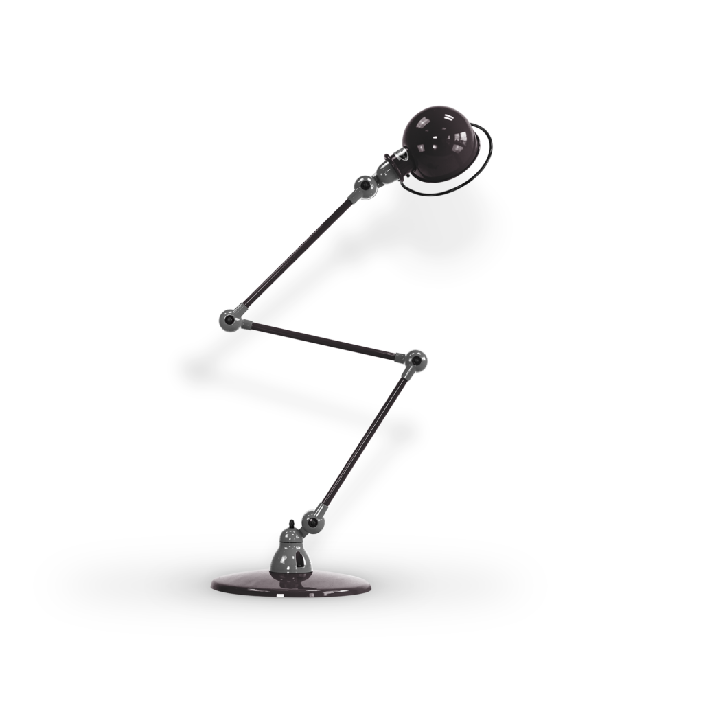 Loft D9403I gulvlampe fra Jieldé - Black / Blank/poleret