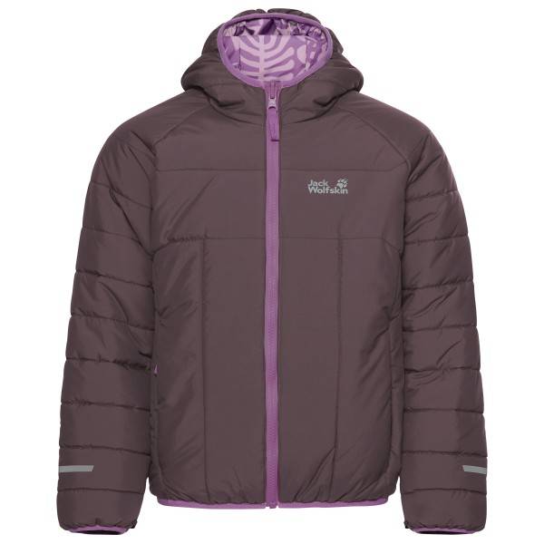Jack Wolfskin Kid's Zenon Twist Hooded Syntetjacka Barn Storlek 116 Färg lila