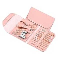 Housoutil 16 St Set nagelfil limas de uñas bästa borr för rostfritt stål para uñas ögonbrynssax nagelklippare nail clipper Spikkniv Manikyrverktyg Nageltång nageltrimmer manikyr verktyg