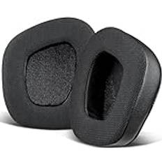 SOULWIT Ersättnings Meshtyg Öronkuddar för Corsair Void/Void v2/Void Pro/Void Elite/Surround Wired & Wireless RGB USB spelheadset, med ljudisolering skum, ökad tjocklek
