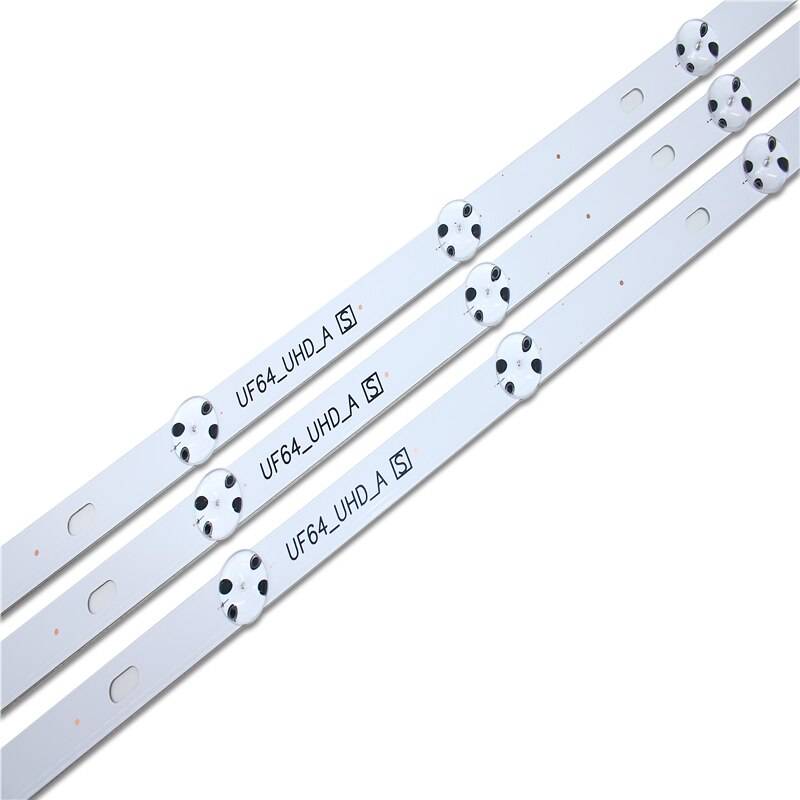 850mm led band för lg 43 uh 6030 43 uh 603v 43 uh 6100 43 uh 6107 led barer bakgrundsbelysning strip line linjal direkt 43 tum uhd 1 bar 24ea typ