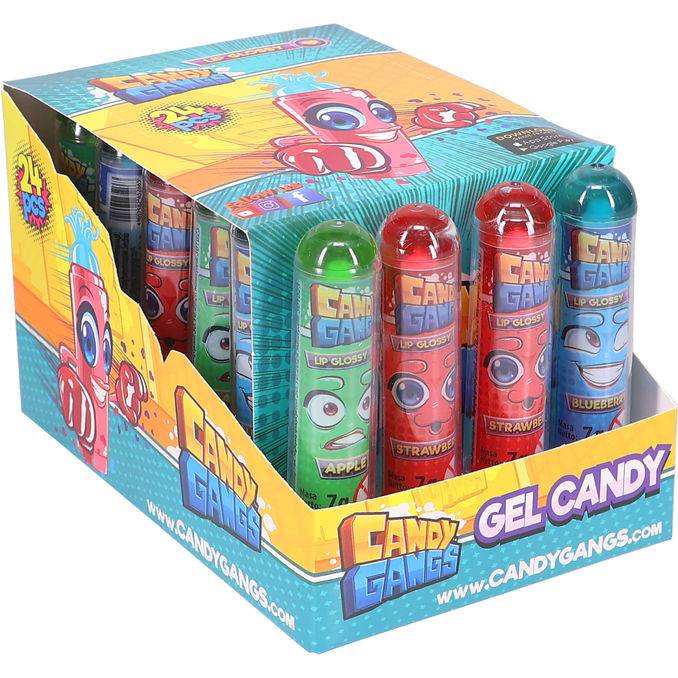 Candy Gangs Candy Lip Gloss 24-pak