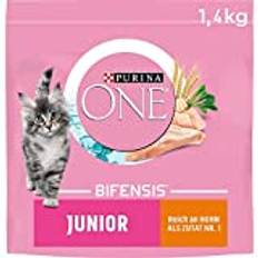 Purina One Junior Kattfoder, för Kattungar, Kyckling och Helkornsspannmål, 6-Pack (6 x 1 500 g)