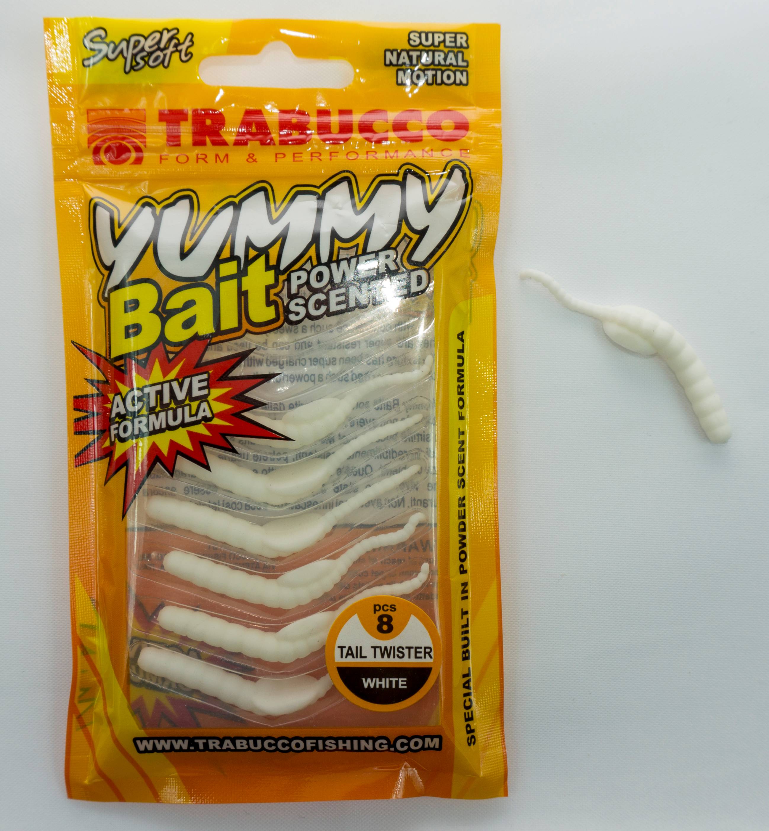 Trabucco Yummy Bait Tail Twister White