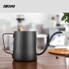 850ml espressobryggare kaffedroppskanna över kaffekokare svanhalsmokabryggare med trähandtagstermometer för köksredskap