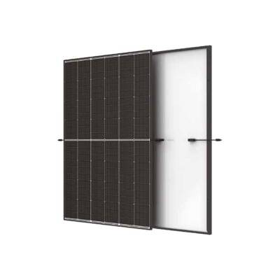 Fotovoltaisk modul Trina 455W, Vertex S+, N-typ, Topcon monokristallin, dubbelglas, 30mm, svart ram, 1100mm kabel, MC4-kontakt EVO2, brandklass A