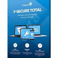 F‑Secure Total (PC, Android, Mac) 5 Users 2 Years - F-Secure Key - GLOBAL