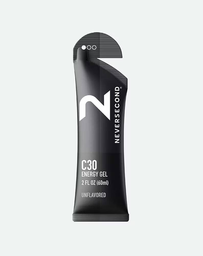 Neversecond C30 Unflavoured Energy Gel - Hel låda 12 st
