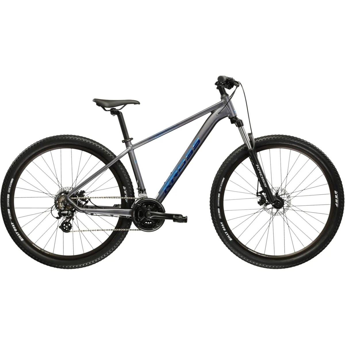 Hardtail MTB Kross Hexagon X200 Grey/Blue - Grå/Blå (S-27.5)