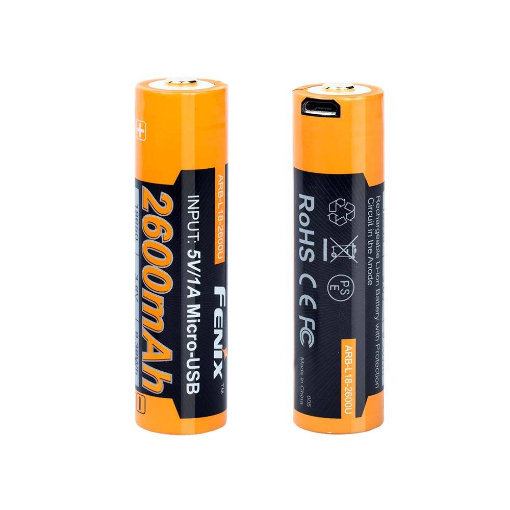 Fenix batteri 18650, 2600 mAh, 1 st