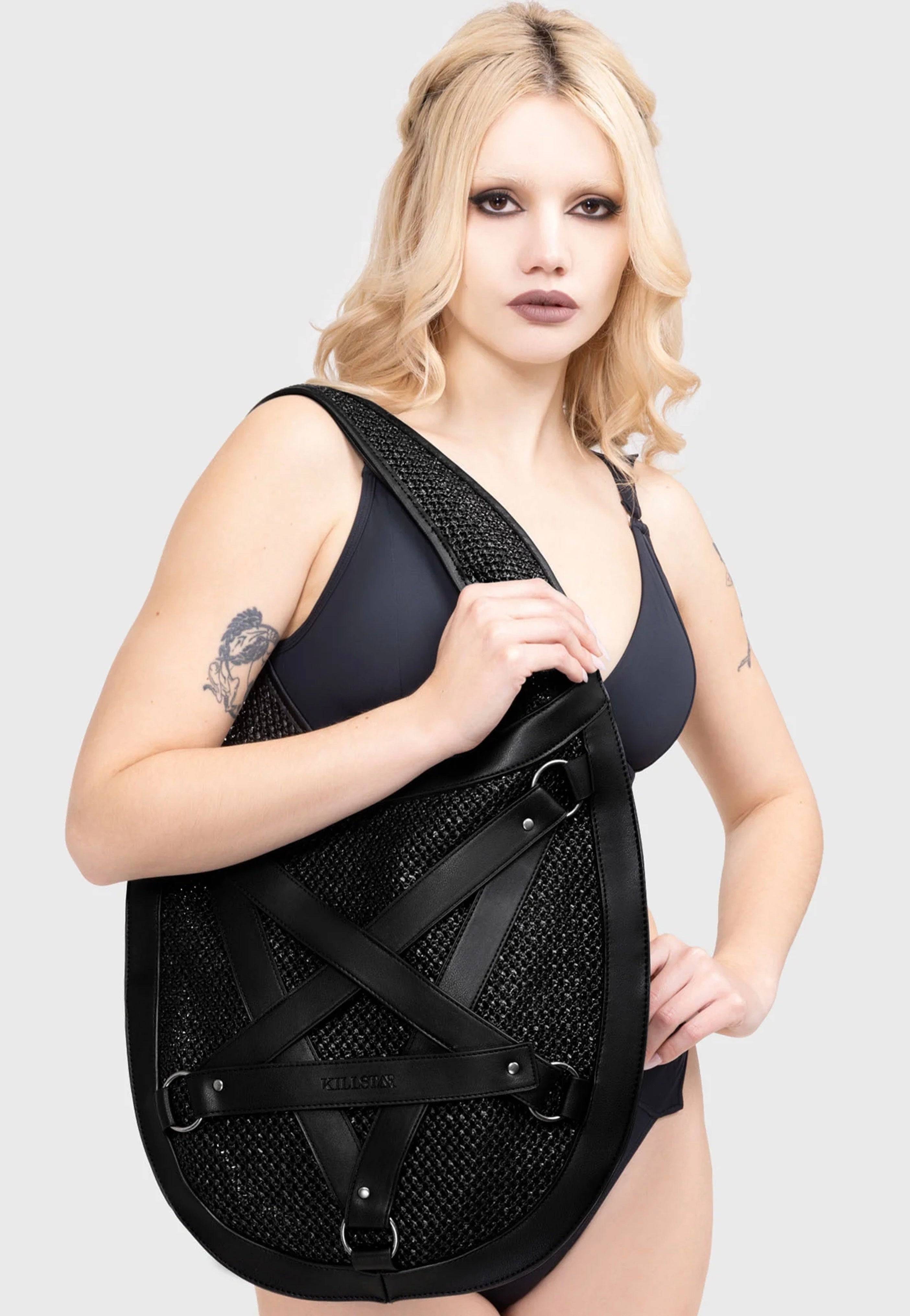 Killstar - Penta Waves Black - Tasche - Schwarz - Onesize - 100% PVC