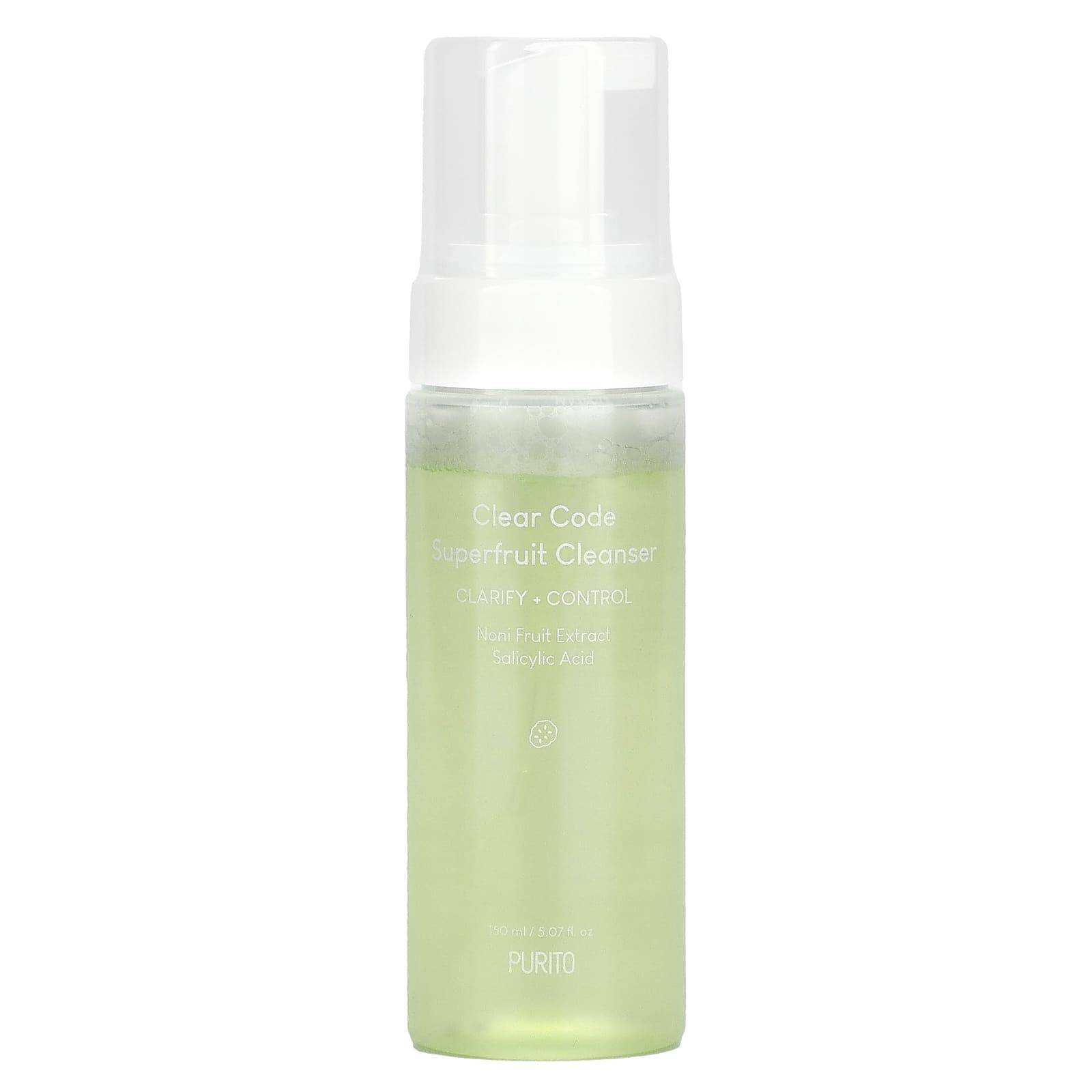 Purito, Clear Code Super Fruit Cleanser, 5.07 fl oz (150 ml)