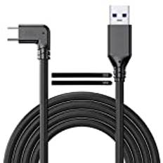 SUPERUS Link-kabel för Oculus/Meta Quest 2 - Quest 1 5M/10FT USB 3.0 till USB C-laddarkabel, höghastighetsdataöverförings- och laddningskabel, tillbehör för VR Headset Gaming PC/Steam VR