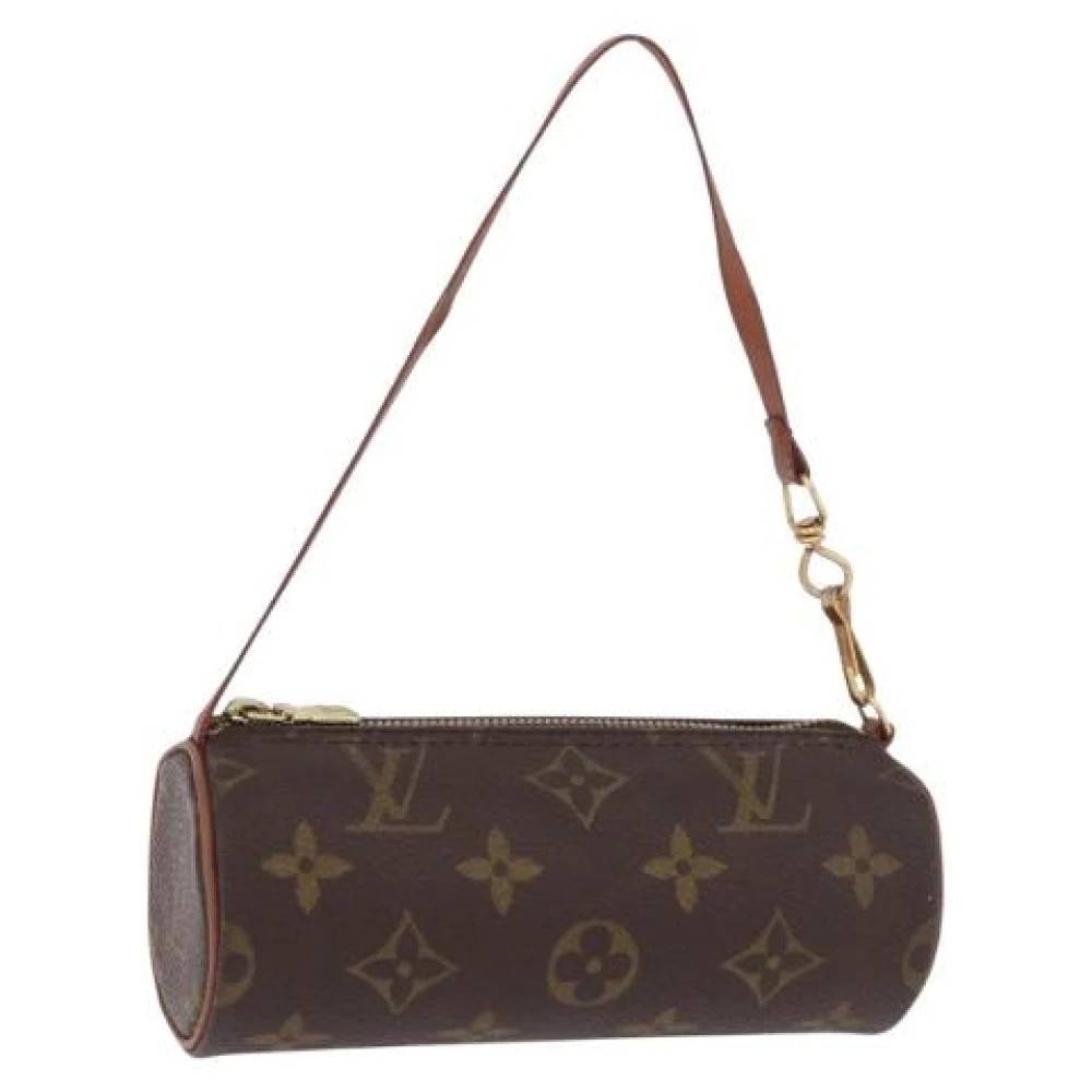 Louis Vuitton Vintage Pre-owned Mini Pouch - Vintage - Dame - Brun - ONE SIZE - Læder