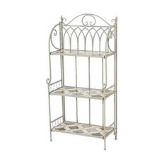 CASA Living Reol - H 118,5 x B 58 x L 31,5 cm - Jern/keramik - Lyserød