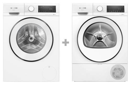 Siemens Wg44g2zidn & Wq42g20idn Iq500 Pakketilbud - Vaskemaskine Og Tørretumbler