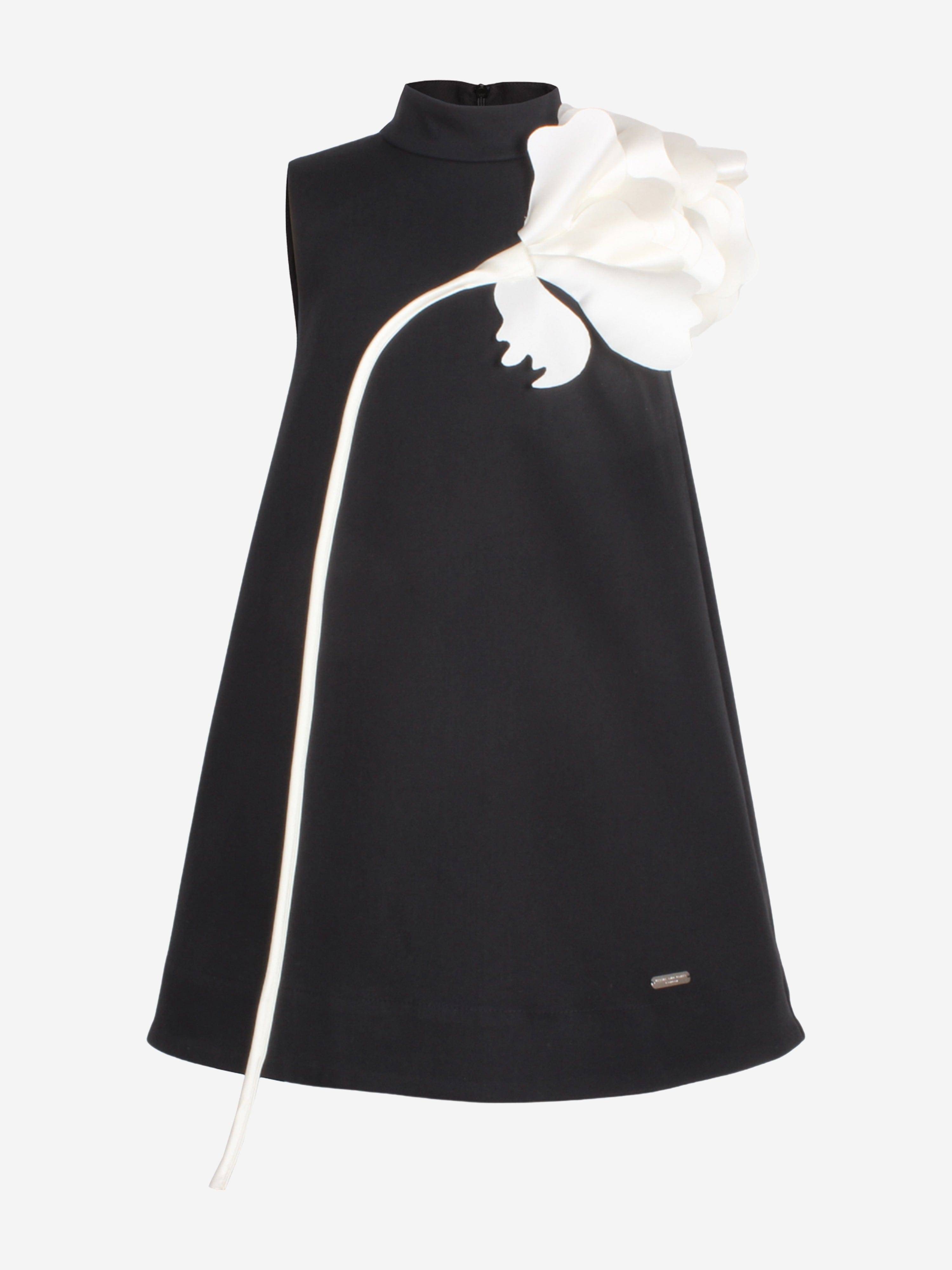 Jessie And James Girls Kiss Me Over The Garden Fence Dress in Black - Black / 4 Yrs (4 Yrs)