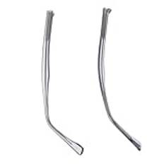 Healeved Ersättningsdelar för Glasögon Glasögon Arm Ben Noskuddar för Es Metallglasögonbyte Skalmar