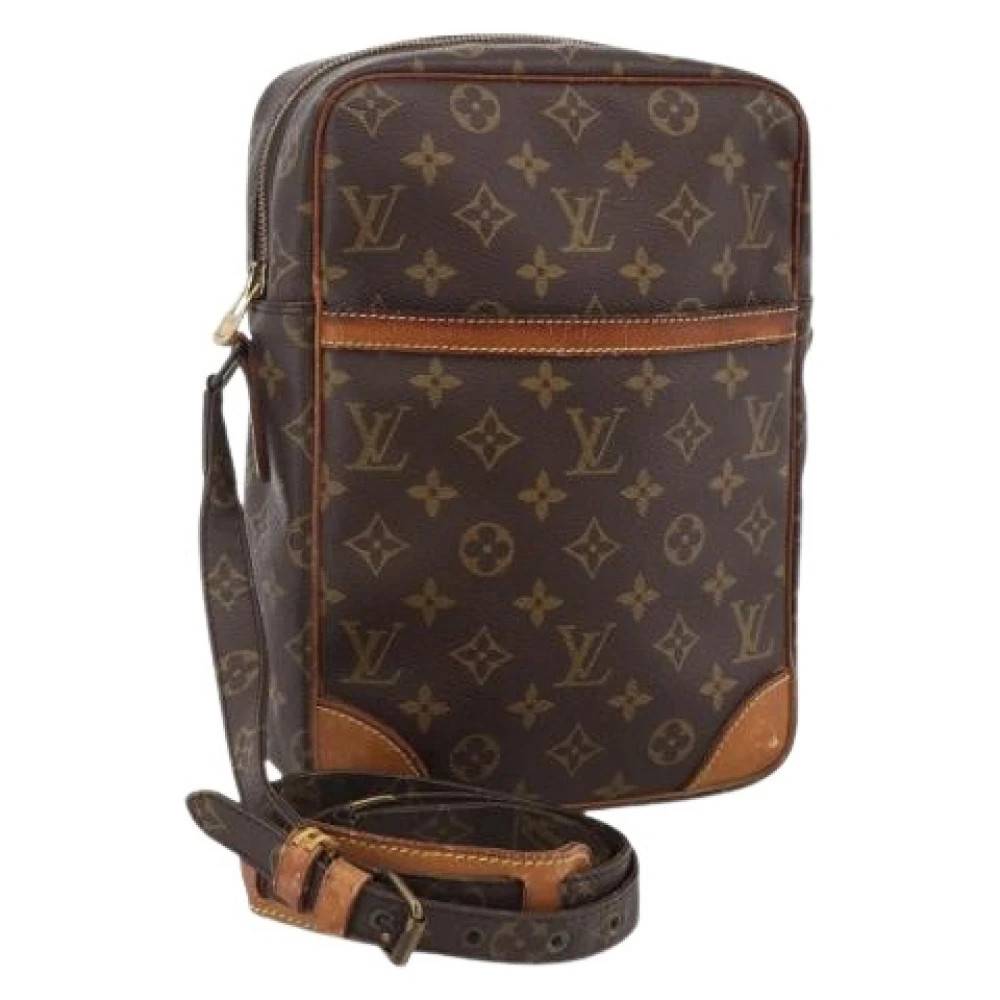 Louis Vuitton Vintage Pre-owned Monogram Skuldertaske - Vintage - Dame - Brun - ONE SIZE - Uld
