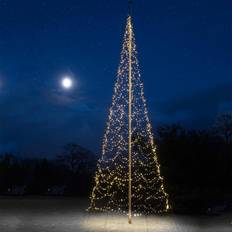 Flaggstångsbelysning Formenta Fairybell LED 10 m Varmvit, 2000 LED