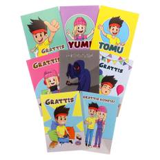 Yumi & Tomu Gratulationskort - Yumi gaming