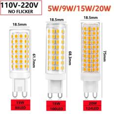 G9 led 9W 12W 15W 20W 25W AC110V 220V led lampe SMD 2835 LED g9 koldt/varmt/naturligt lys Udskift 30/40W halogenlampe lys