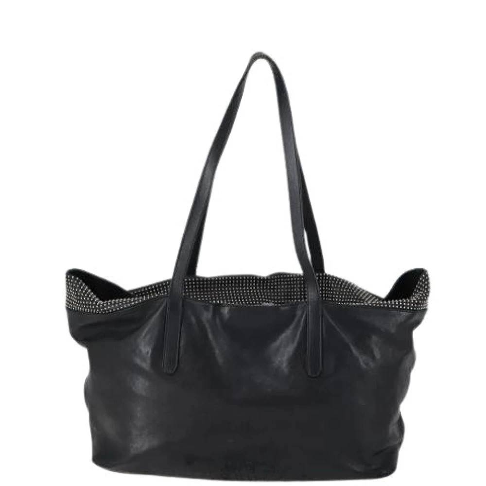 Jimmy Choo Pre-owned Pre-owned Skuldertaske - Vintage - Dame - Sort - ONE SIZE - Uld