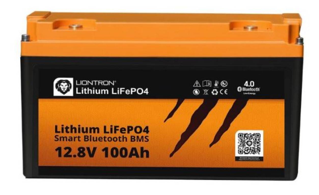 Batteri Liontron Lithium LiFePO4 LX 12,8V 100Ah Smart BMS med Bluetooth