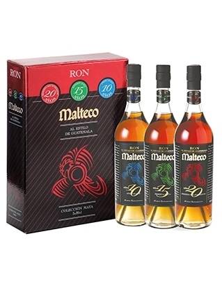 Malteco Ron, 3-pack "Maya Colleccion".