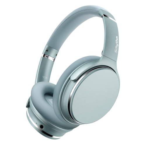 Srhythm NC25 Noise Cancelling Headphones Bluetooth 5.3, Lättviktigt Trådlöst Headset Over-ear Med Låg Latenstid, 50 Timmars Speltid, Memory Protein Ear Cups