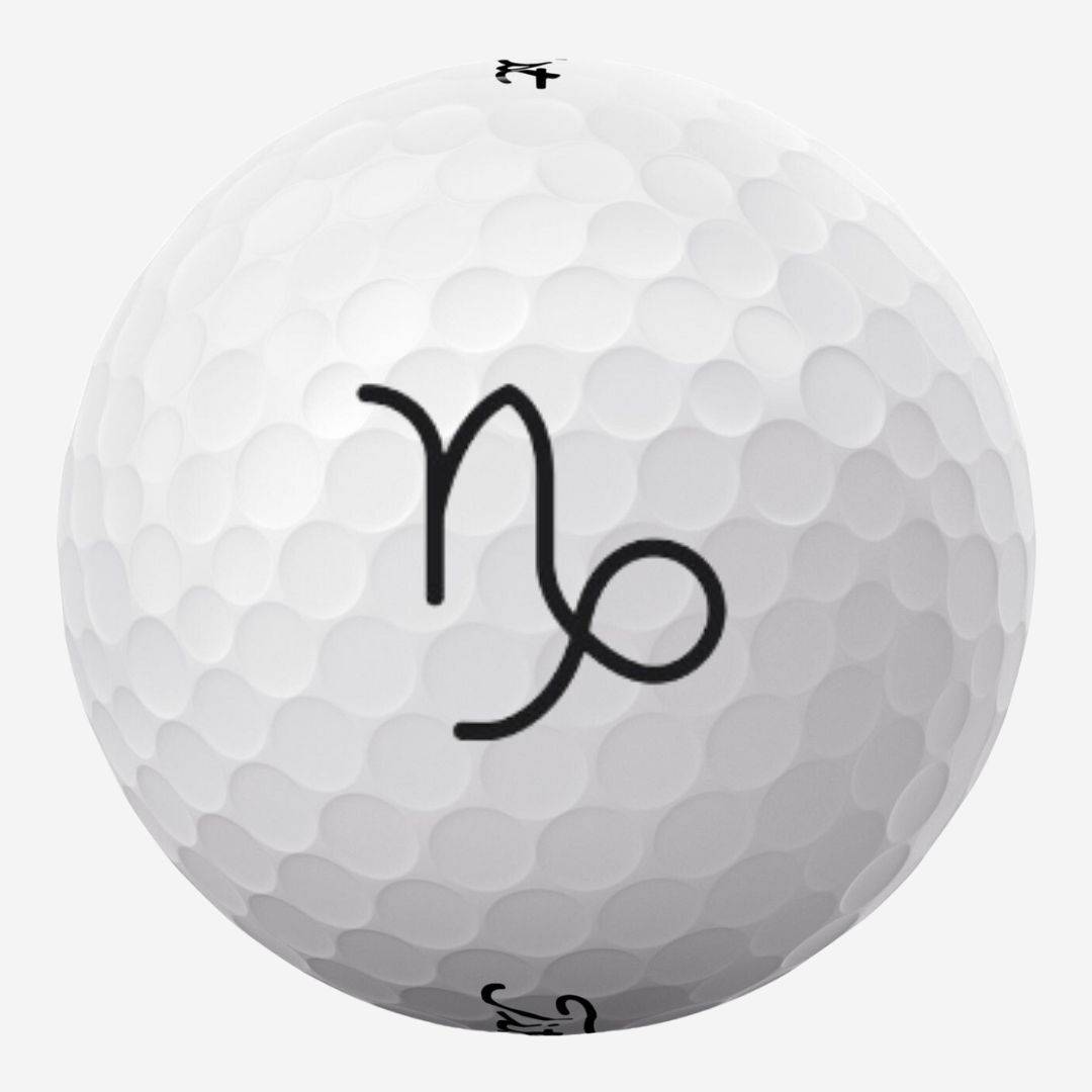 Golfbolde med stjernetegn - stenbukken