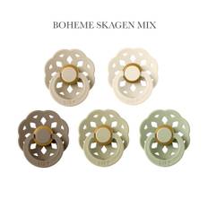 Bibs Boheme Skagen Mix, 5 runde sutter i latex str. 2