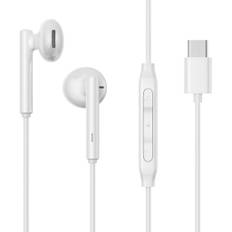 SiGN USB-C Series Half In-Ear Wired Hörlurar - Vit