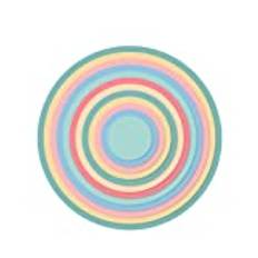 Craftelier - Essential Die Set för scrapbooking och hantverk | Cirkelform - Diameter ca 3,5 cm till 14,5 cm