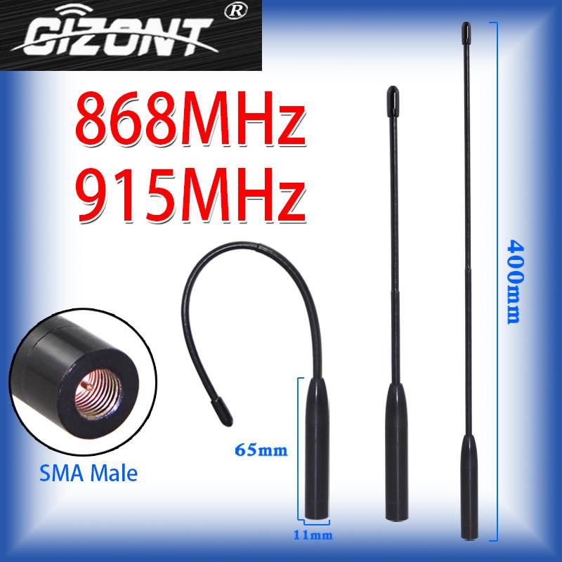 Support Custom 2PCS LoRa Module Antenna for Meshtastic 868MHz 915MHz Soft Antenna Omni High-Gain Whip Antenna SMA Head Connector