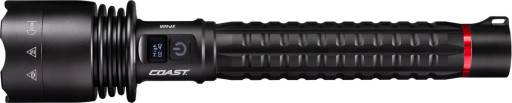 Coast lygte XP40R, genopladelig, real-time display, 8000 lumen