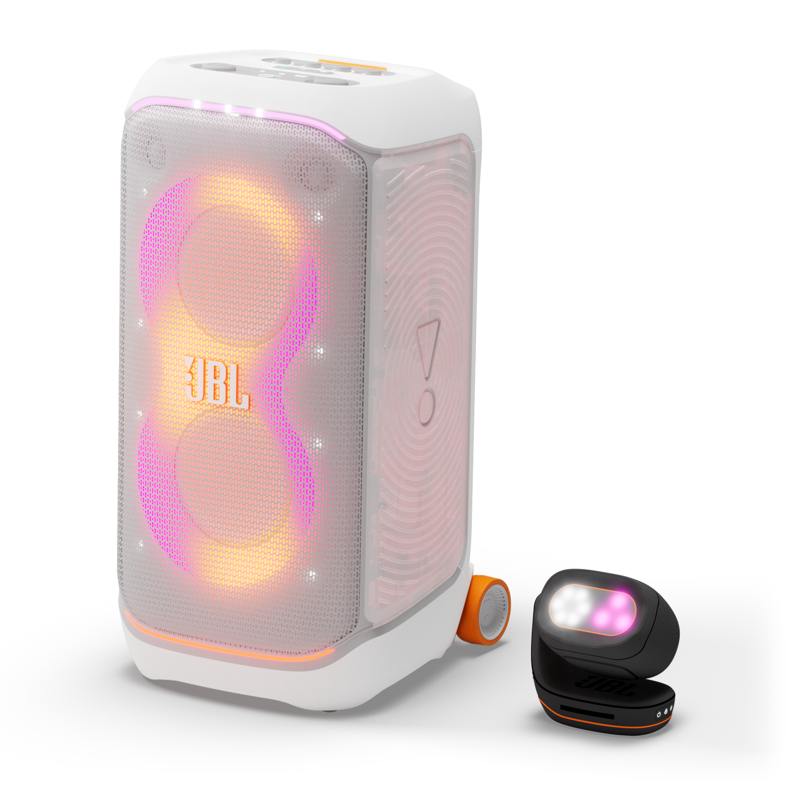 JBL Partybox Stage 320 White + Partylight Beam null