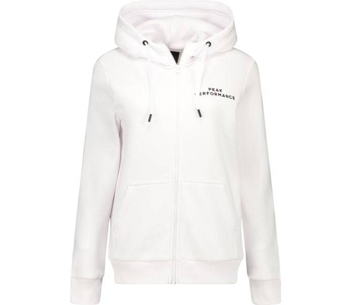 Original Zip W huvtröja, WHITE, Dam, S