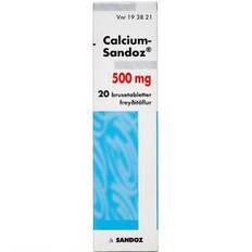 CALCIUM SANDOZ BRUSETABL 500MG 20 ST