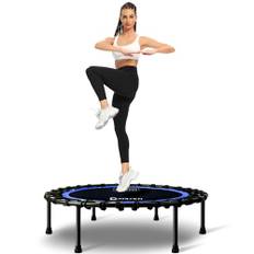 DARCHEN 200 kg studsmatta för vuxna, Mini för inomhusträning, tyst och säker fitnessträning [100 cm]
