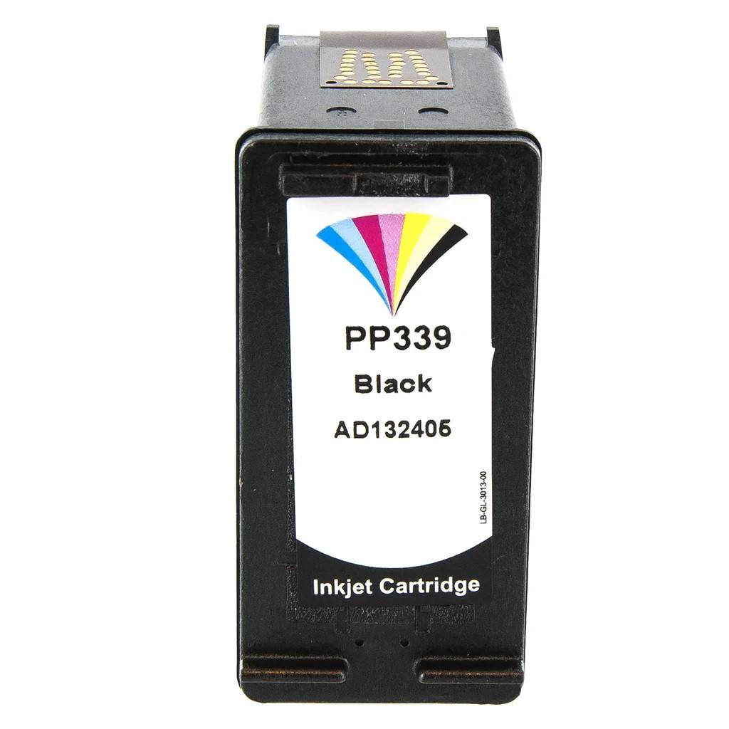 Bläckpatron Svart PP339 Ersätter HP C8767EE