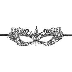Karneval Lace Mask, svart, Liten