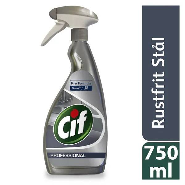 Cif Professional Rostfritt stålrengöring, 750 ml
