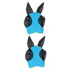 Ipetboom Huvud 2 St Hästhuvudnät Skyddsmask Hästfluga Flugförebyggande Myggförebyggande Mask Sele Öra Öronmask