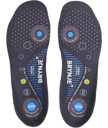 Brynje Ultimate Footfit+ indlægssål High, Sort, 40-41