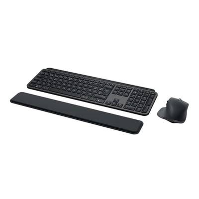 Logitech MX Keys S Combo, trådløst tastatur, mus og håndledsstøtte