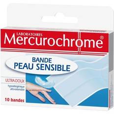 Mercurochrome Pansements Bande Peau Sensible boite de 10