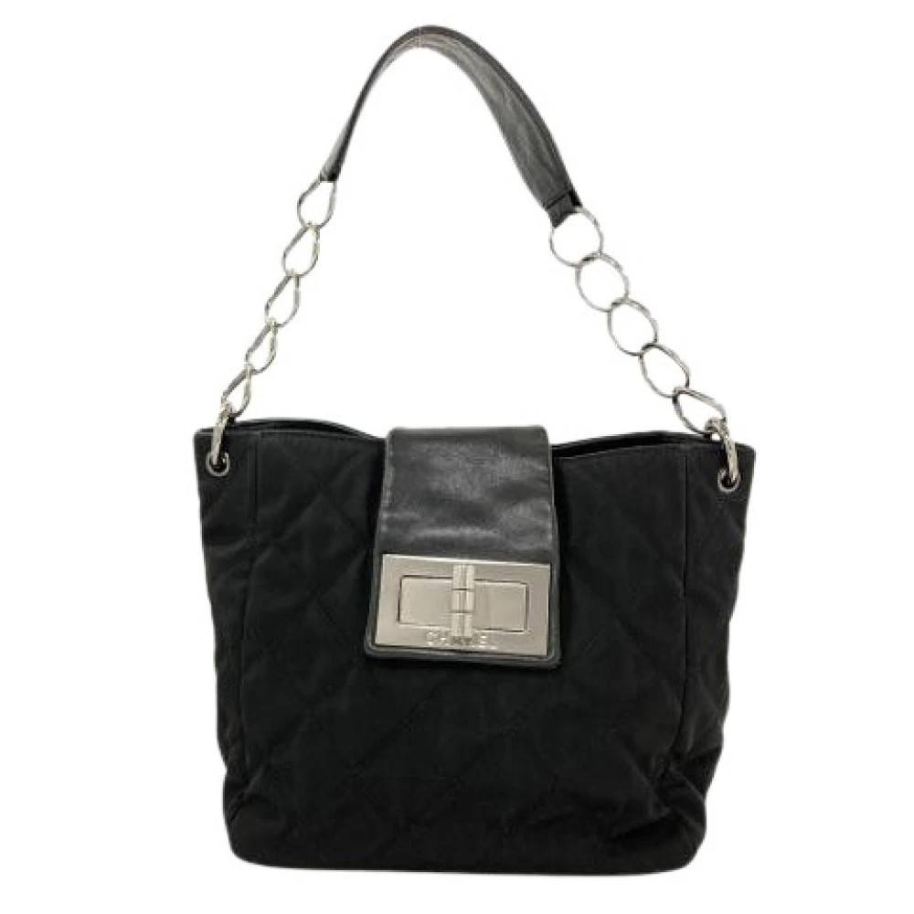 Chanel Vintage Pre-owned Matelasse Skuldertaske - Vintage - Dame - Sort - ONE SIZE - Uld