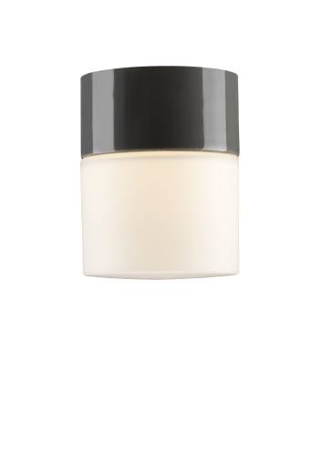 Loft- og Vægarmatur Opus 100/125 grå, mat opal LED 8W 3000K